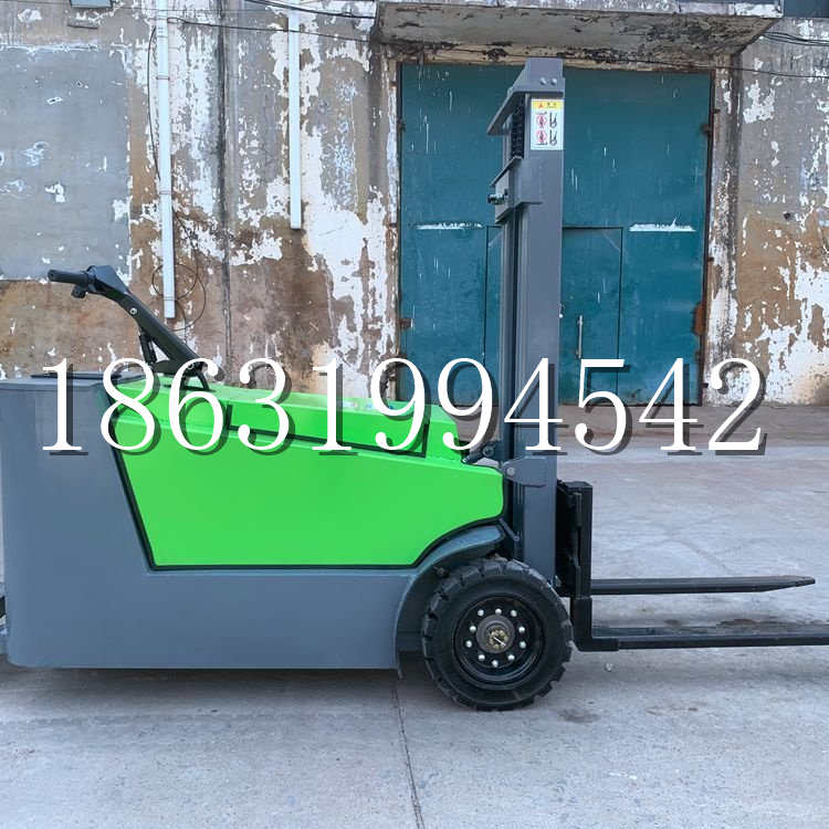 曲周县小型电动叉车1吨2吨步行站驾式电瓶堆高充电装卸车液压升降车铲车
