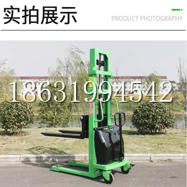 曲周县电动叉车堆高车液压铲车电瓶1吨2吨站驾步行式小型全自动叉车